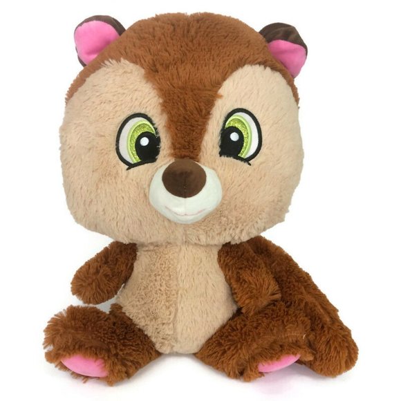 Fiesta Chippy Chipmunk Plush 17" Stuffed Animal Brown Soft Toy Sparkle Eyes - Picture 1 of 10
